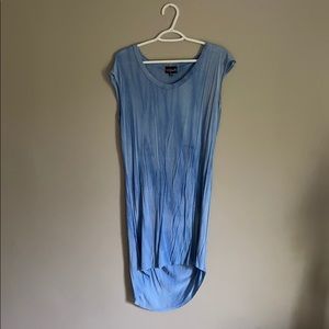 Light Blue Open Back Dress